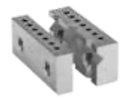 DK 270861 Formed jaw with V-block, Stainless steel 35 mm jaw width