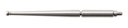 Mitutoyo 136013 Tastpunt voor zwenktaster Ø 2mm, 44,5mm lengte, hardmetaal
