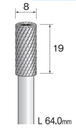 Yamazen VHM Stiftfrees kruisvertand φ8.